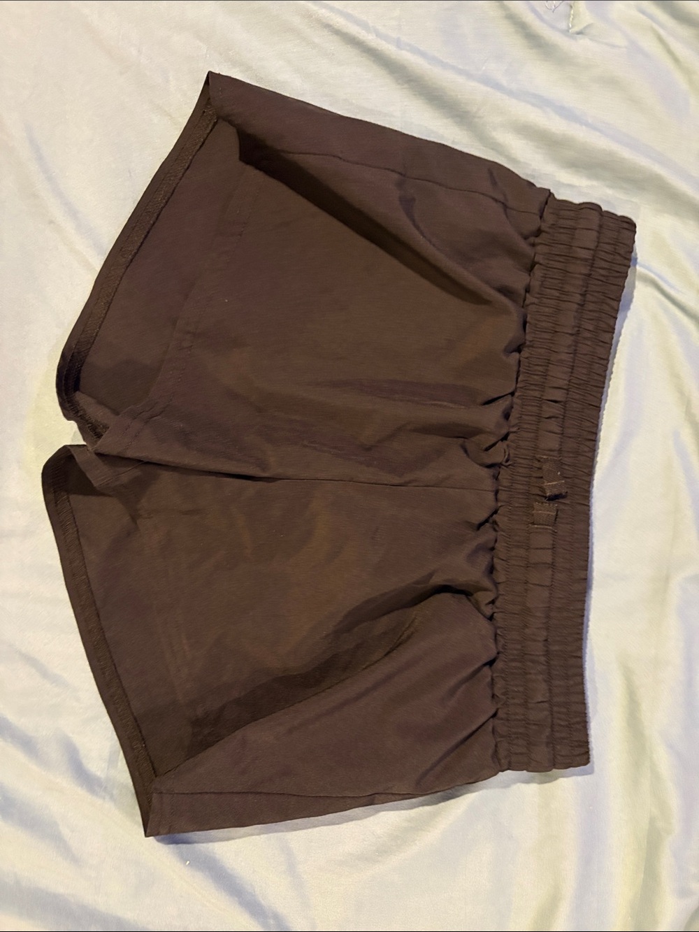Women’s Black Elastic Waist Athletic Shorts